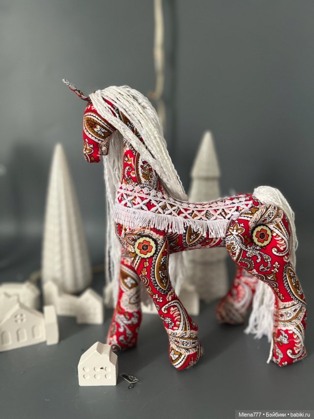 Лошадки из ткани — Авторские текстильные куклы: Вальдорфские (фото 3)