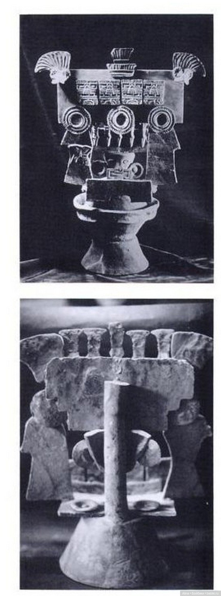 Курильницы Теотиуакана — Антикварные игрушки и домики: елочные украшения