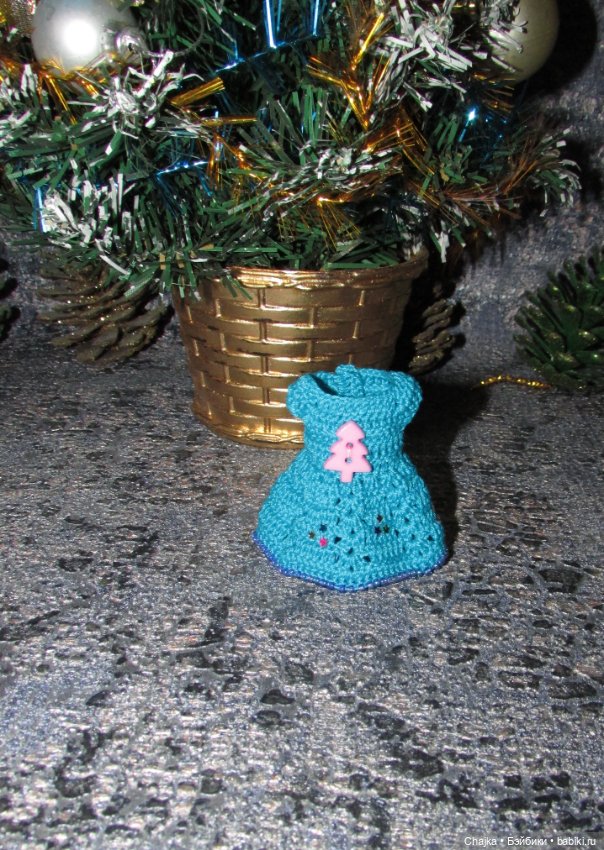 Вязаные платья на кукол Evi simba — Еви (11 см) - "Зимний Лес". Предновогодний показ "Рождественская Сказка для кукол"