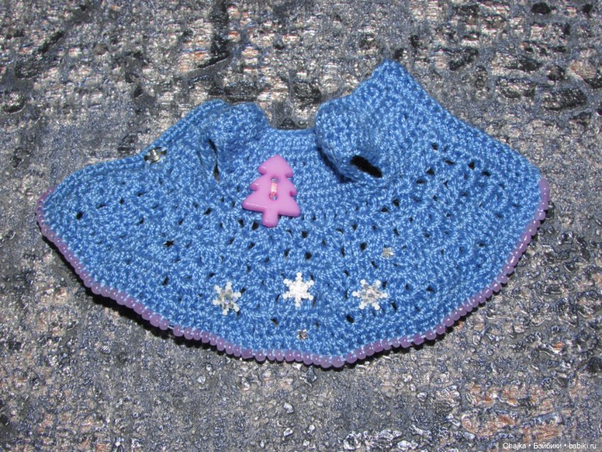 Вязаные платья на кукол Evi simba — Еви (11 см) - "Зимний Лес". Предновогодний показ "Рождественская Сказка для кукол"