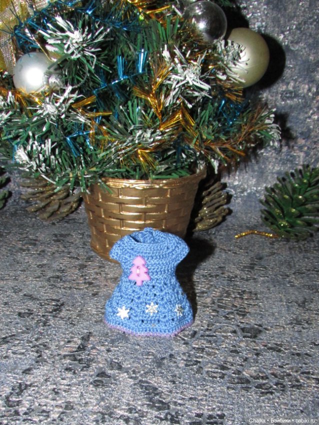 Вязаные платья на кукол Evi simba — Еви (11 см) - "Зимний Лес". Предновогодний показ "Рождественская Сказка для кукол"