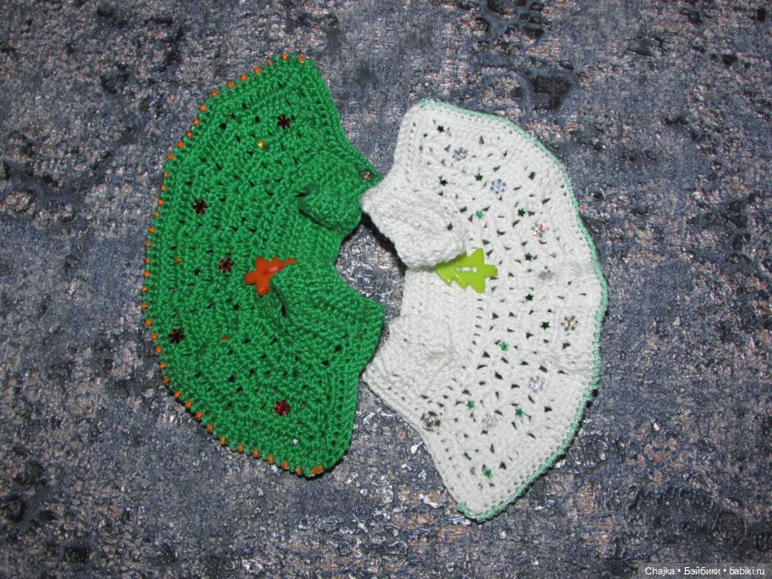 Вязаные платья на кукол Evi simba — Еви (11 см) - "Зимний Лес". Предновогодний показ "Рождественская Сказка для кукол"