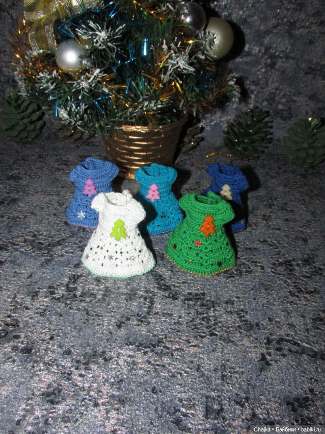 Вязаные платья на кукол Evi simba — Еви (11 см) - "Зимний Лес". Предновогодний показ "Рождественская Сказка для кукол"