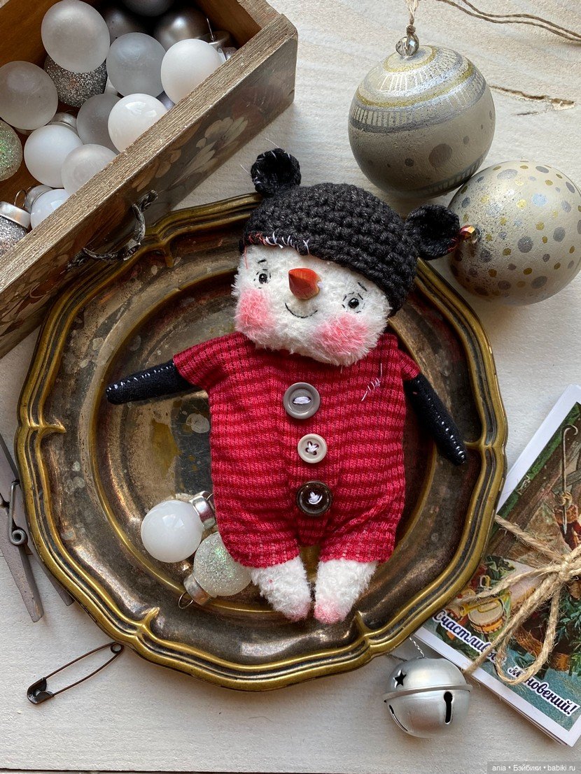 Снеговик от Terri tel с выкройкой