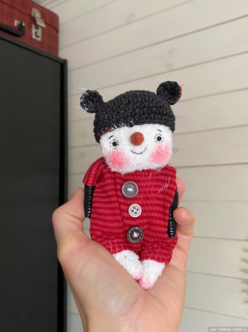 Снеговик от Terri tel с выкройкой (фото 2)