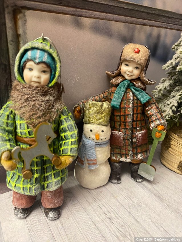 Ватные игрушки - мои любимые образы «Дети СССР»