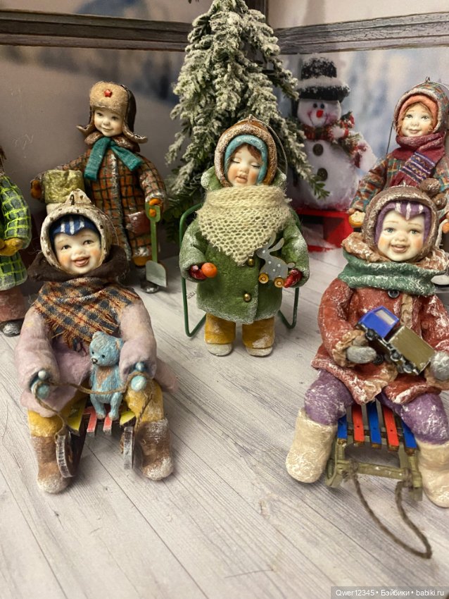 Ватные игрушки - мои любимые образы «Дети СССР»