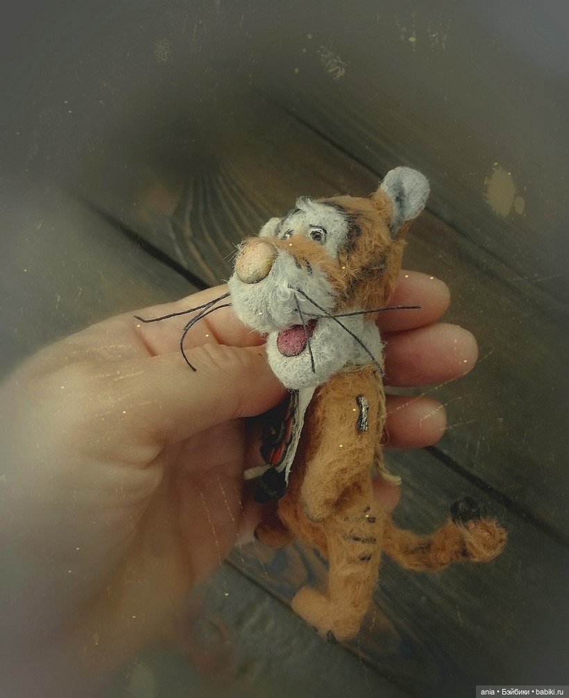 Тигра с выкройкой от Татьяны Савеловой