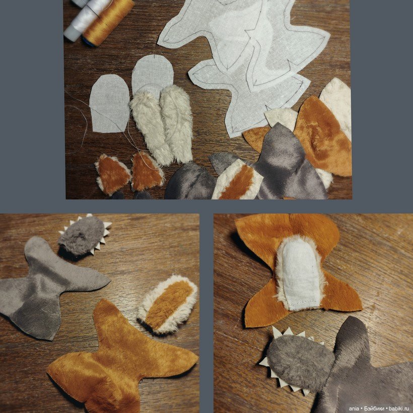 Маски-шапочки для мишки с выкройкой, МК от Татьяны Савеловой (фото 5)