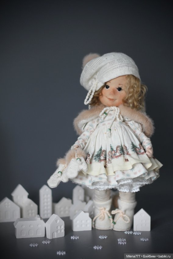 Ангел снежный — Авторские шарнирные куклы своими руками: лепка (фото 7)
