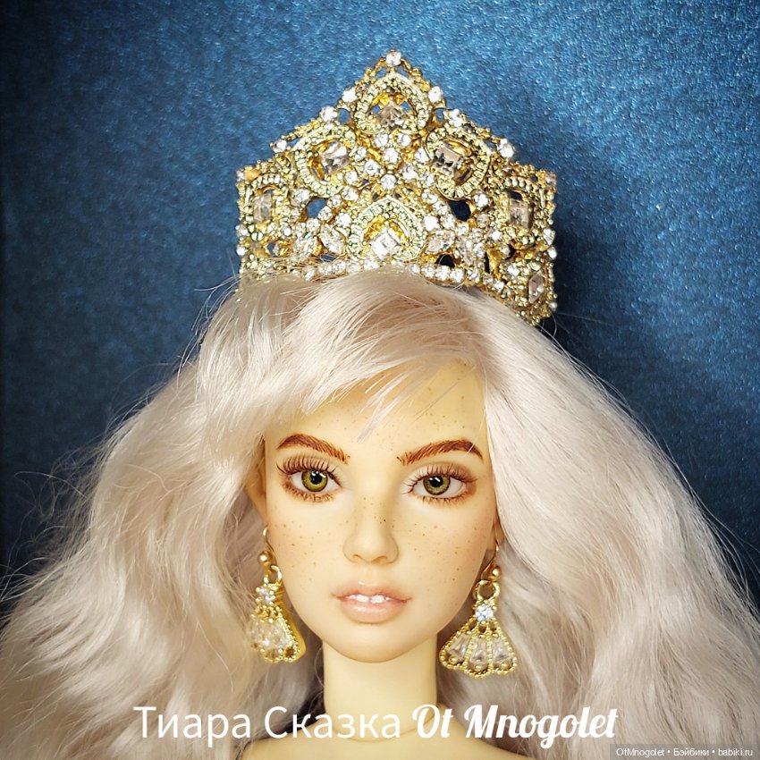 Короны, диадемы, тиары и серьги к ним (фото 6)