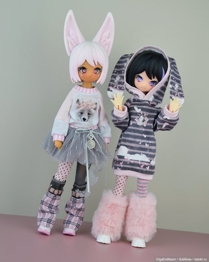 Зайцевое розовое - малышки в новых нарядах (фото 7)