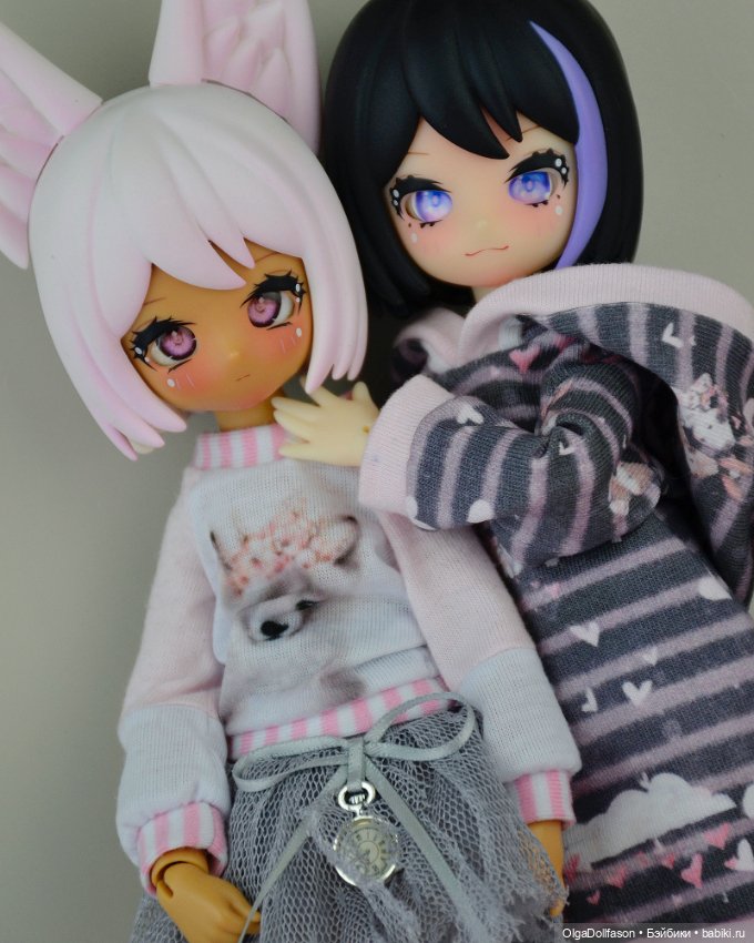 Зайцевое розовое - малышки в новых нарядах