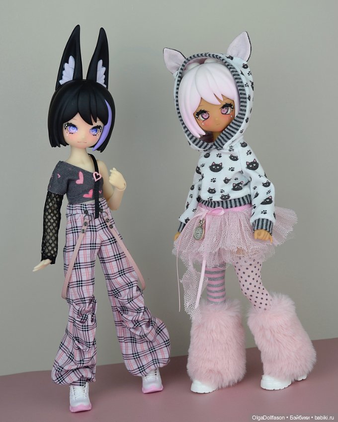 Зайцевое розовое - малышки в новых нарядах