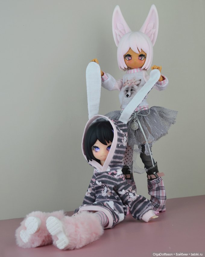 Зайцевое розовое - малышки в новых нарядах (фото 8)