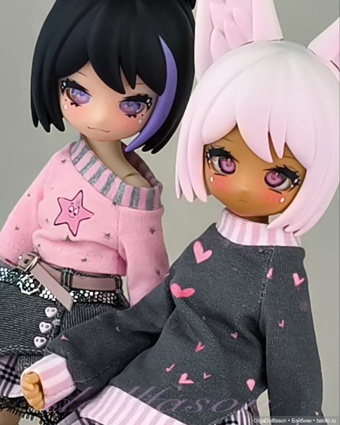 Зайцевое розовое - малышки в новых нарядах