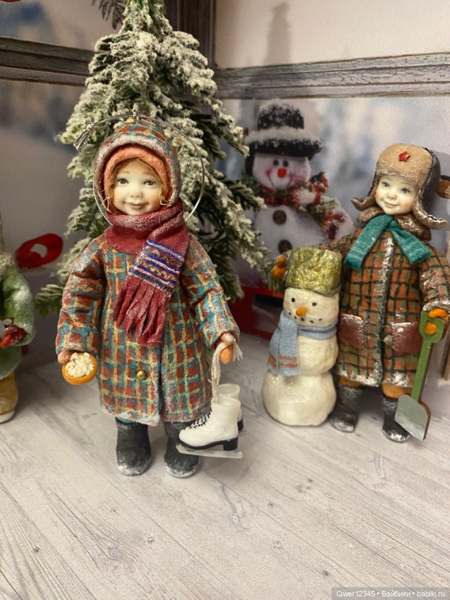 Мои Ватные игрушки - нашли свои волшебные Елочки