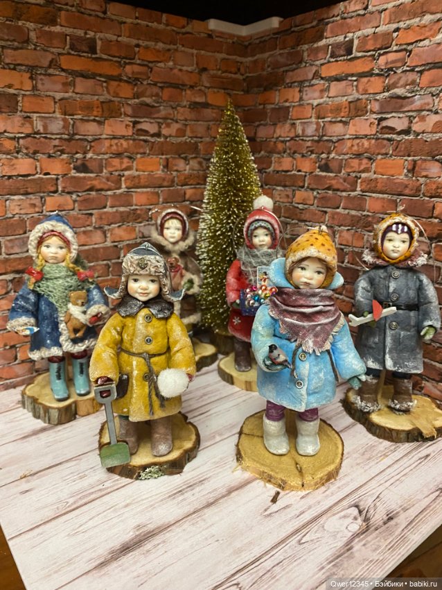 Мои Ватные игрушки - нашли свои волшебные Елочки