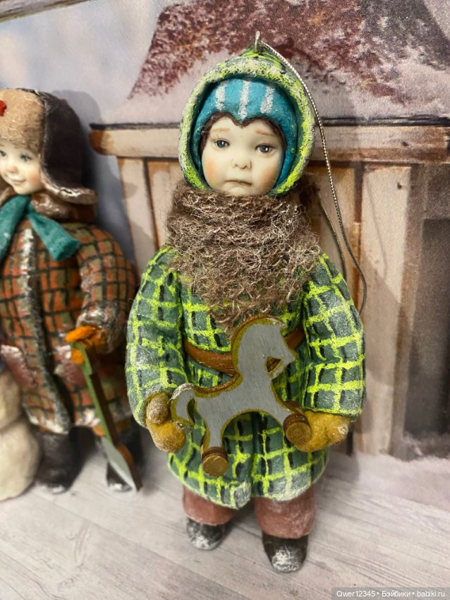 Мои Ватные игрушки - нашли свои волшебные Елочки