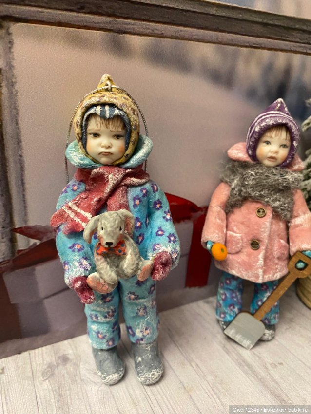 Мои Ватные игрушки - нашли свои волшебные Елочки