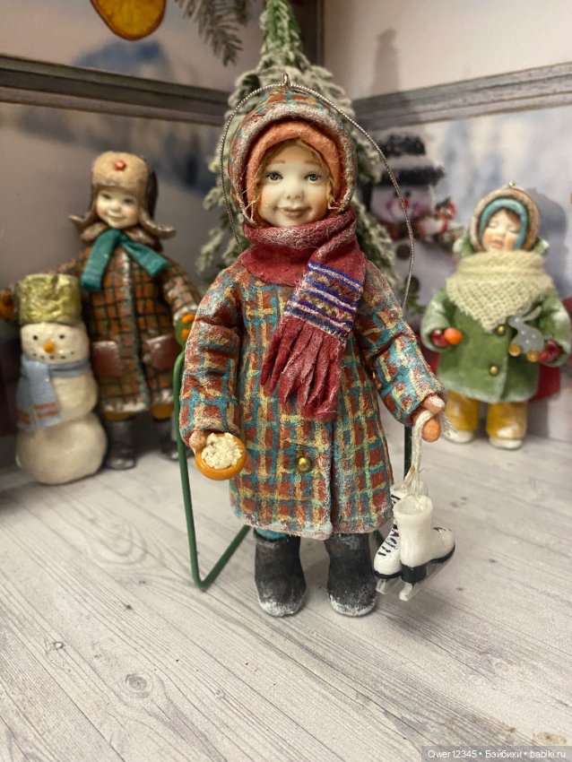 Мои Ватные игрушки - нашли свои волшебные Елочки