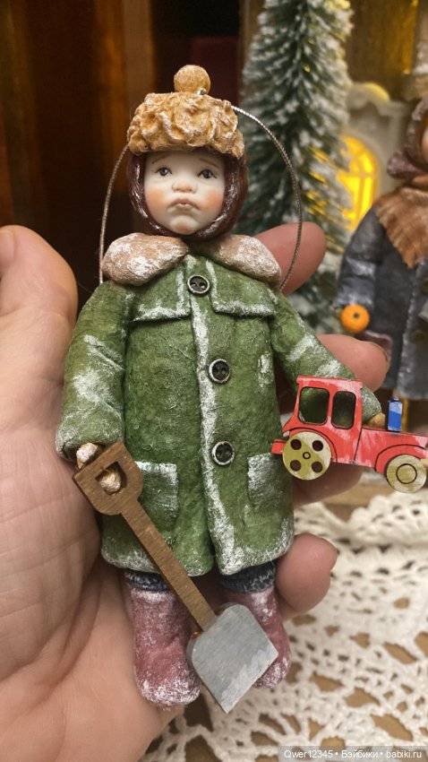 Мои Ватные игрушки - нашли свои волшебные Елочки