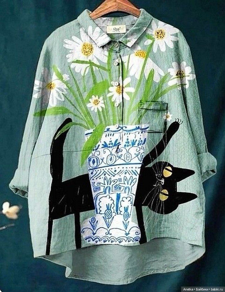 Рубашки с рисунком — Живопись и графика: творчество художников (фото 5)