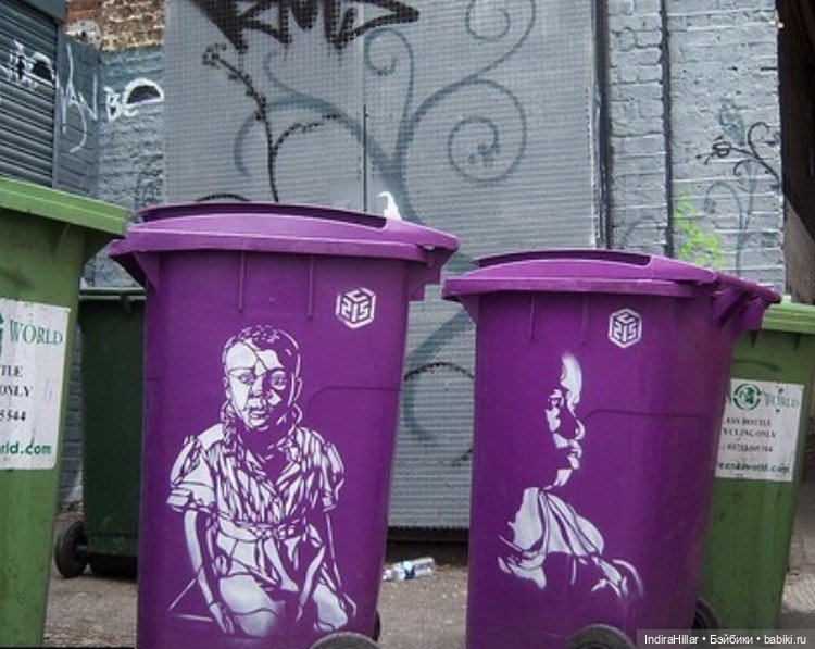 Трафаретный стрит-арт французского художника C215 (Christian Guémy) (фото 9)