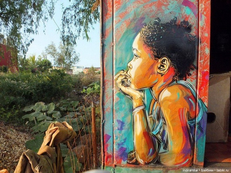 Трафаретный стрит-арт французского художника C215 (Christian Guémy) (фото 3)