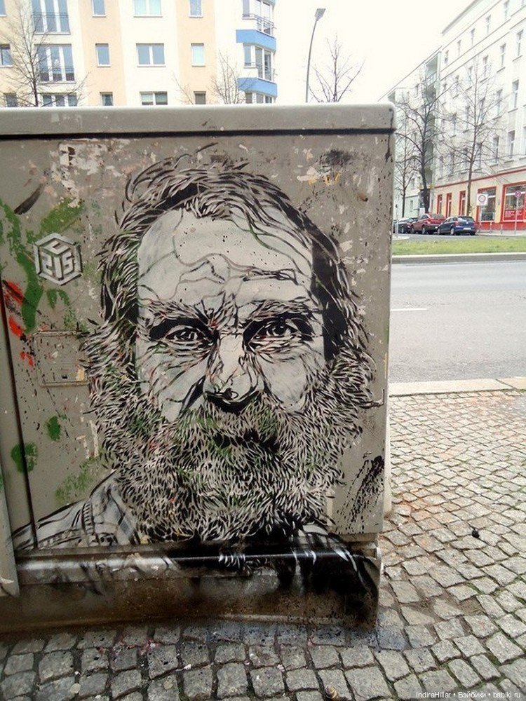 Трафаретный стрит-арт французского художника C215 (Christian Guémy)