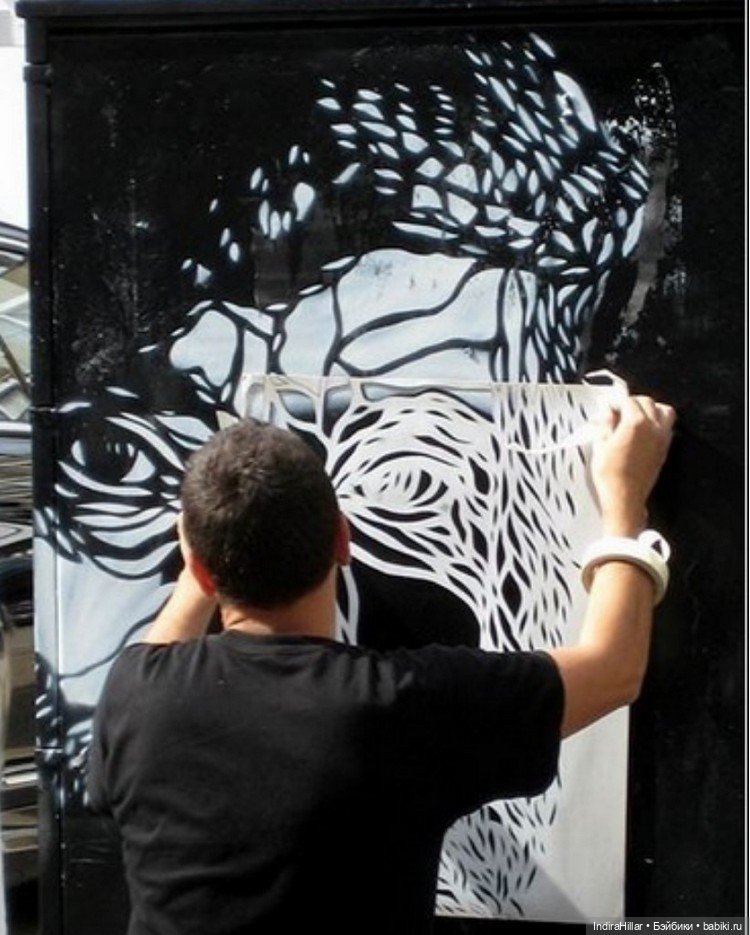 Трафаретный стрит-арт французского художника C215 (Christian Guémy) (фото 6)