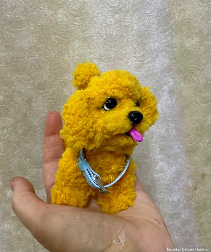 Собачка из пушистой проволоки