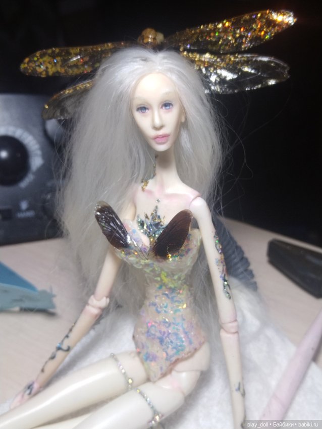 Волшебная стрекоза — Авторские игрушки из разных материалов: синельная проволока (фото 4)