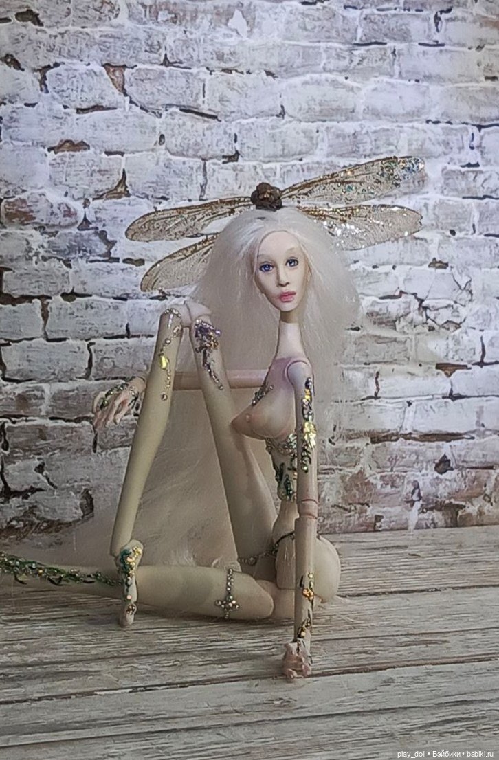 Волшебная стрекоза — Авторские игрушки из разных материалов: синельная проволока