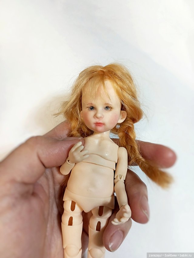 Первые образы Анюты — Авторские шарнирные куклы своими руками: лепка (фото 5)
