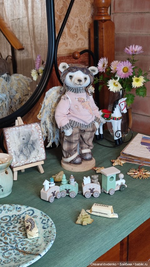 Уютный Ангел — Авторские мишки Тедди и друзья: фото (фото 2)