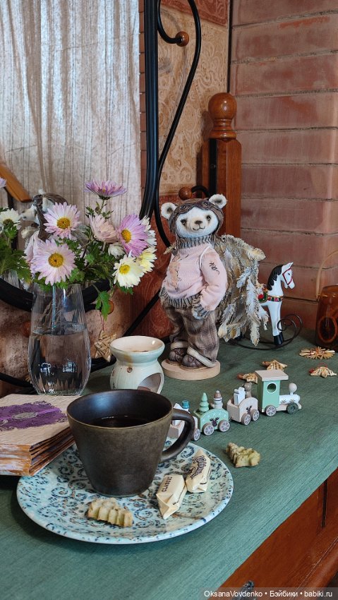 Уютный Ангел — Авторские мишки Тедди и друзья: фото (фото 5)