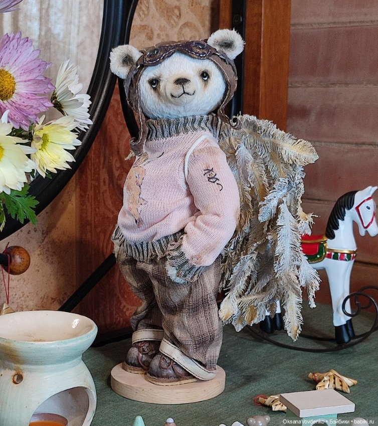 Уютный Ангел — Авторские мишки Тедди и друзья: фото (фото 3)