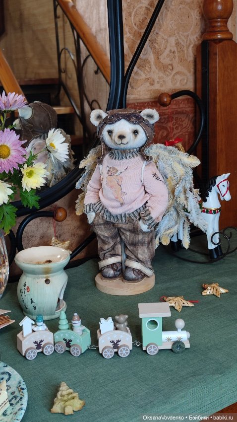 Уютный Ангел — Авторские мишки Тедди и друзья: фото (фото 8)