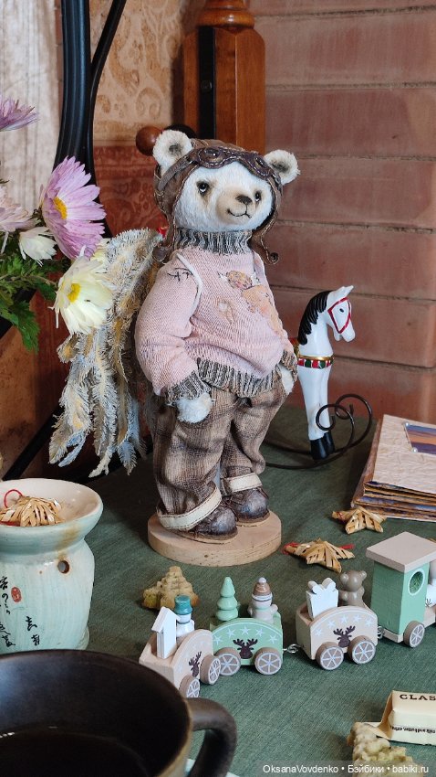 Уютный Ангел — Авторские мишки Тедди и друзья: фото (фото 6)