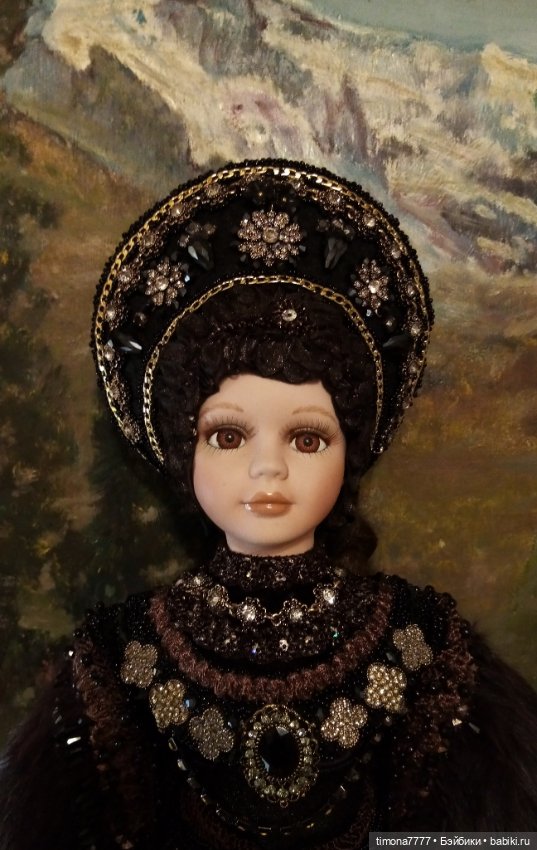 Коричневый и голубой — Одежда и обувь для кукол своими руками: фото (фото 7)