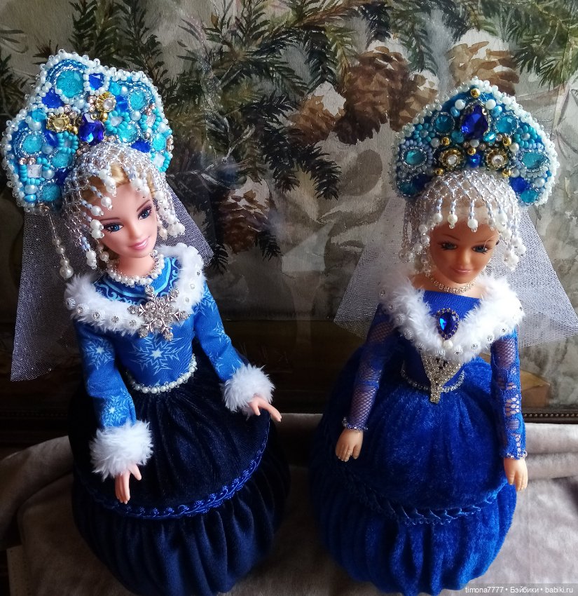 Коричневый и голубой — Одежда и обувь для кукол своими руками: фото