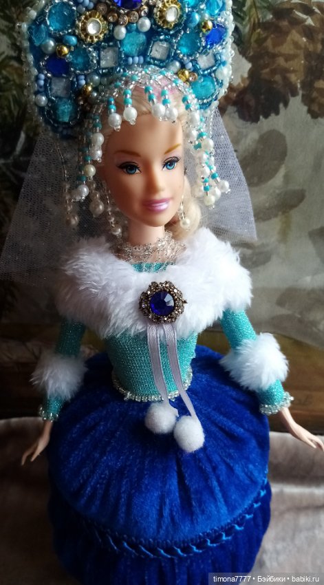 Коричневый и голубой — Одежда и обувь для кукол своими руками: фото