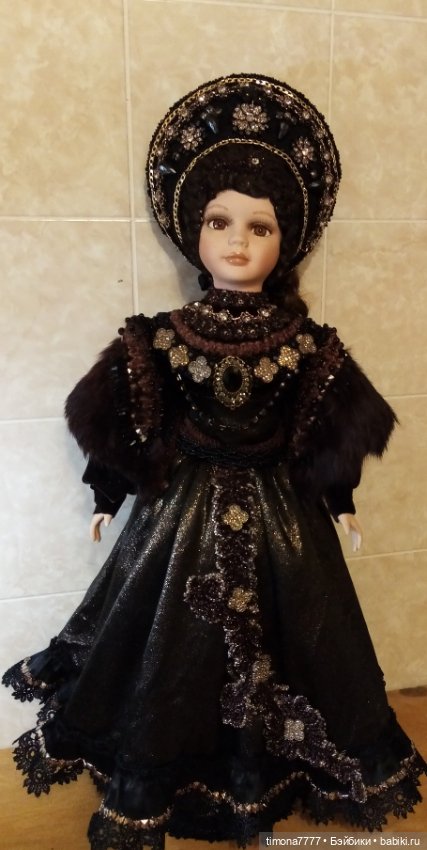 Коричневый и голубой — Одежда и обувь для кукол своими руками: фото (фото 3)