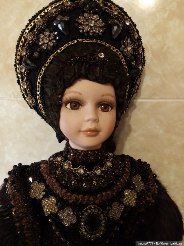 Коричневый и голубой — Одежда и обувь для кукол своими руками: фото (фото 5)