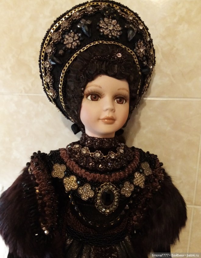 Коричневый и голубой — Одежда и обувь для кукол своими руками: фото (фото 8)