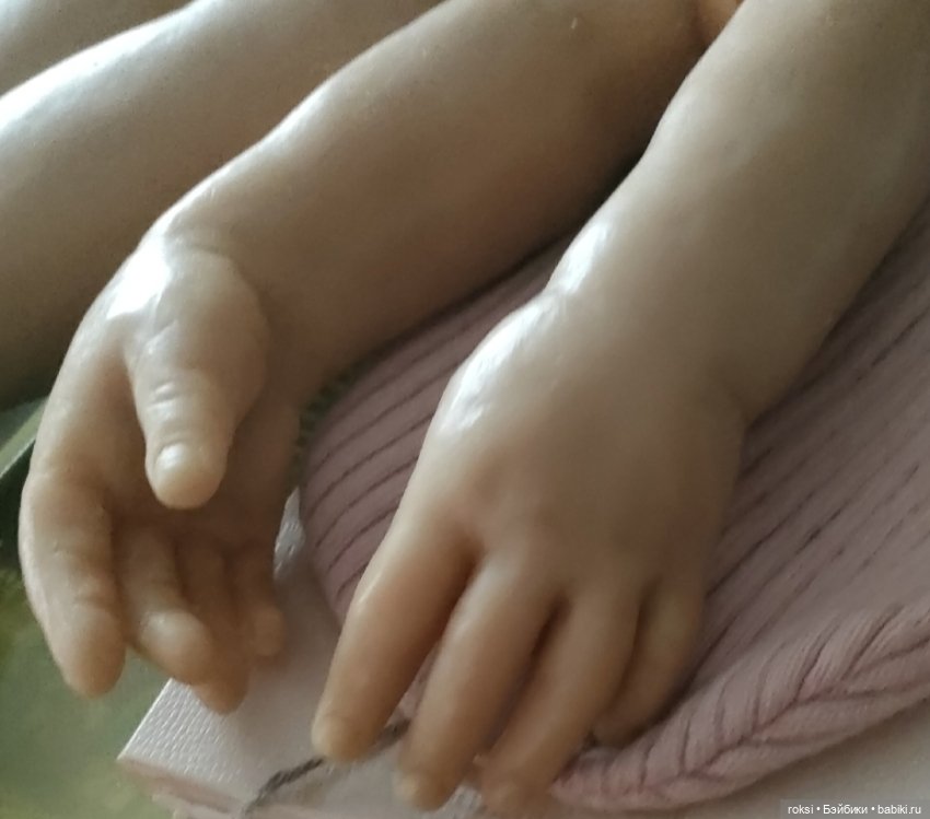 Большая восковая кукла 95см.процесс (фото 3)