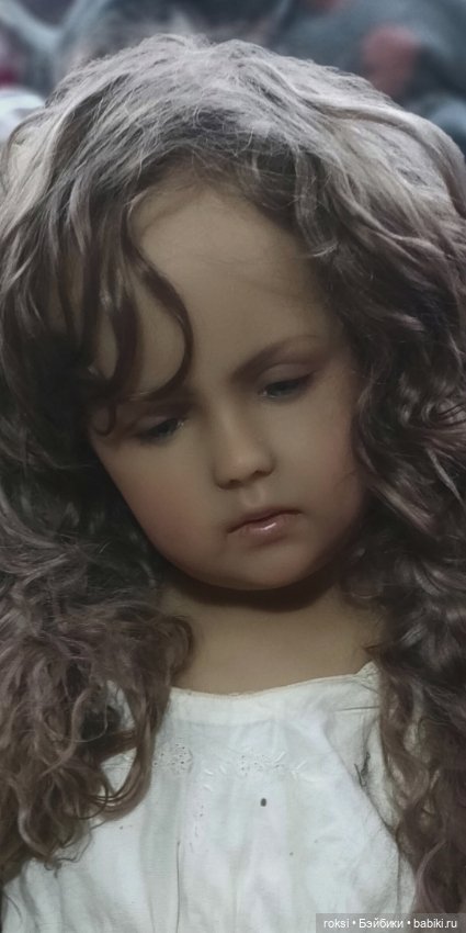 Большая восковая кукла 95см.процесс