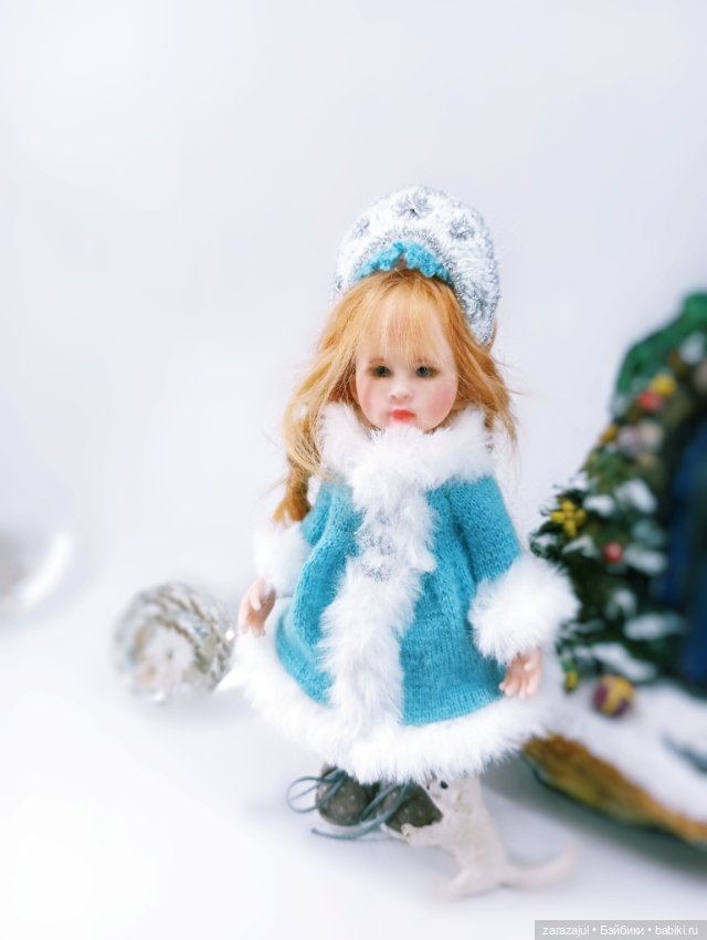 Снегурочка Анюта — Авторские шарнирные куклы своими руками: лепка