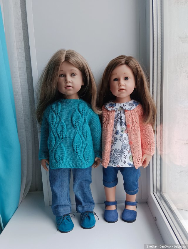 Две сестрички — Куклы Gotz (Готц): Ханна